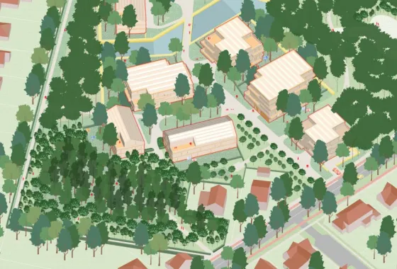 Klimaatneutraal woonbos