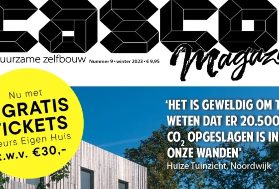 Nieuwe uitgave Casco magazine 09 nu in de winkel en online verkrijgbaar "Met 2 GRATIS kaarten voor Beurs Eigen Huis"