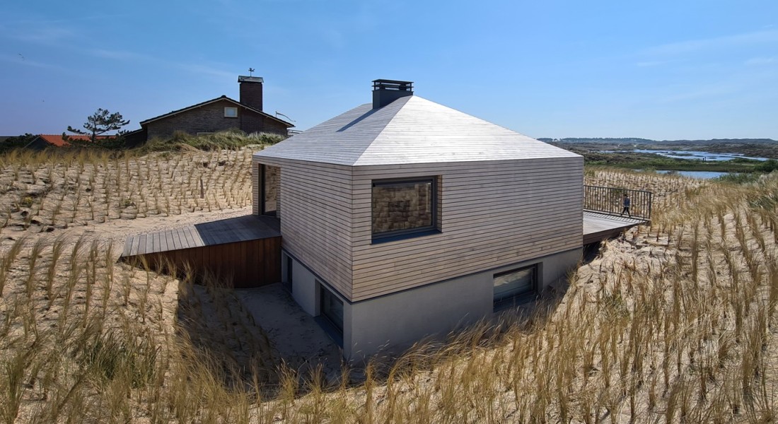Camouflage galore - vakantiehuisje, verscholen in de duinen