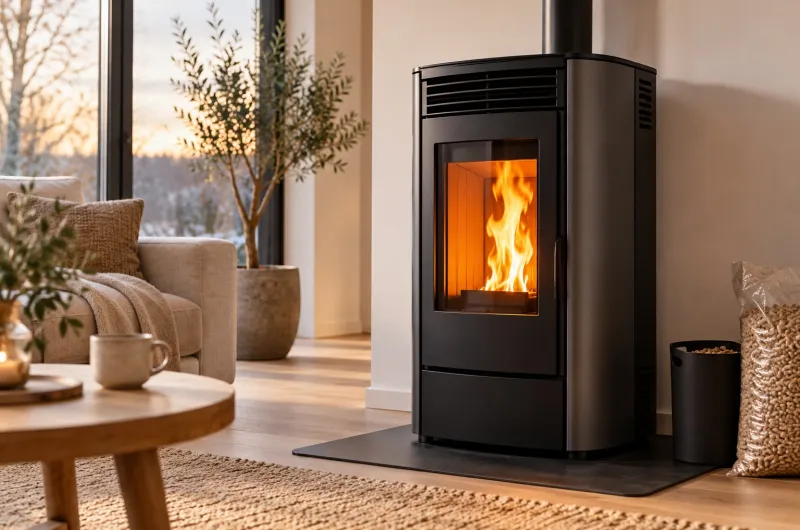 Een pelletkachel als bijverwarming: wanneer is dat interessant?