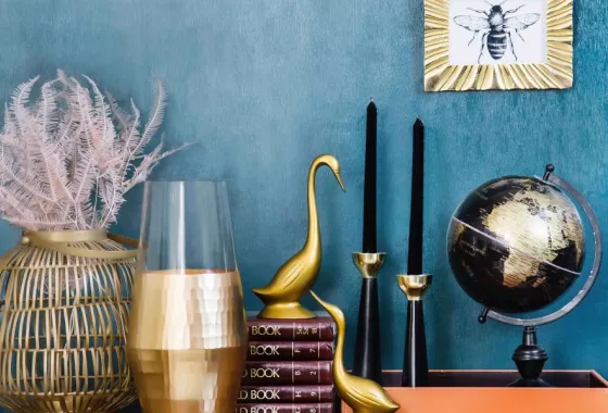 Een klassiek interieur in de woonkamer