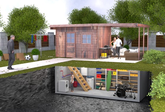 Nieuwe innovatie van Sterk Beton: de Tuinkelder