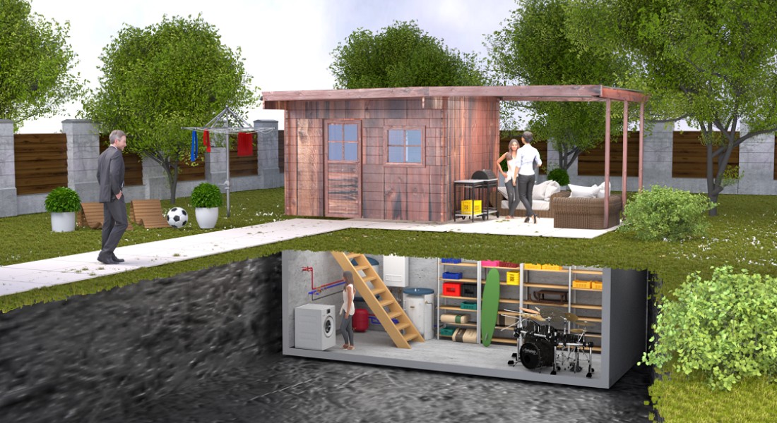 Nieuwe innovatie van Sterk Beton: de Tuinkelder