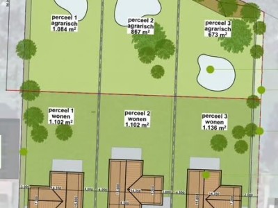 Bouwgrond Leudalweg kavel 1 en 2