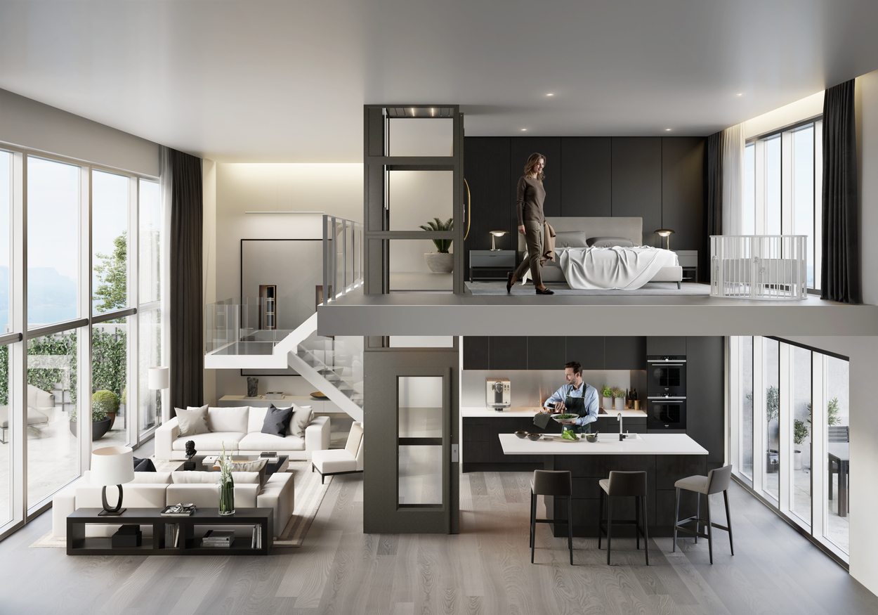 Innovatie in huis: stille lifttechnologie binnen high-end woningontwerp