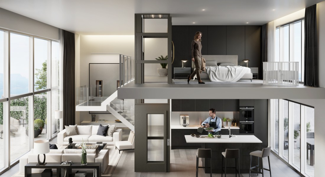 Innovatie in huis: stille lifttechnologie binnen high-end woningontwerp