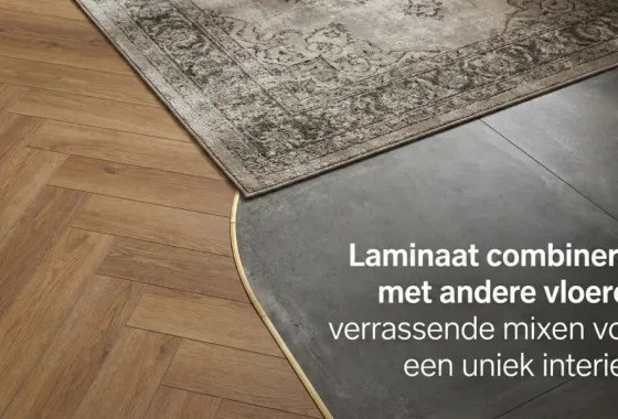 Laminaat combineren met andere vloeren: verrassende mixen voor een uniek interieur